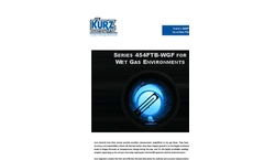 Kurz - Model 454FTB-WGF - Single-Point Insertion Flow Meter Sales Brochure