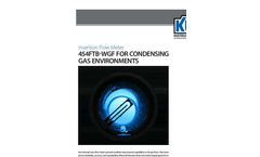 Kurz Instruments, Inc - Model 454FTB-WGF  - Sales Sheet