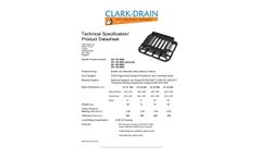 Clark-Drain - Hinged Gully Grating & Frame- Brochure