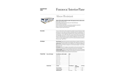 FIBEROCK® Brand Panels Abuse-Resistant Submittal Sheet - F102 