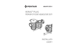 Verus - Model 15-30 hp - Plus High-Efficiency Aquaculture Duty Pumps Brochure