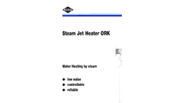 Series ORK - Fitted Steam Jet Heater - Brochure