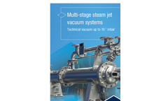 Multi-stage steam jet vacuum systems