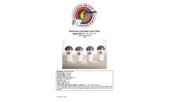 Wolverine Cub - Model WC-4, 3, 2, 1 - Refillable Septic Vent Odor Filter - Datasheet