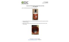 Part #: RMS-100 - Wolverine Brand Activated Carbon Vent Filter - Instructions