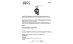 IOC - Manhole Odor Insert - Data Sheet