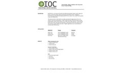 IOC - Model BS916P - Microbial Septic Treatment Easy-Flush Live Bacteria Packets with Enzymes- Brochure