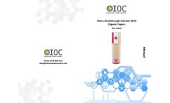 IOC - Model SAT-OV-BTI-189 - Organic Vapors Break-Through Indicator - Manual