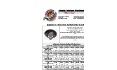 Manhole Odor Insert - Data Sheet