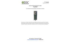 IOC - Model RMS-250-250 CFM - Recirculating Molecular Air Scrubber - Cut Datasheet