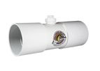 IOC - Model Wolverine WVI6 - 6" Inline Activated Carbon Septic Vent Odor Filter