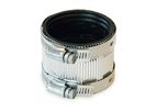 Simple - Model 2 Inch - Coupling for Non-PVC Pipes