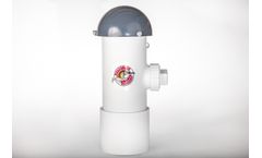 Wolverine - Model LRF - 4 Inch Linear Activated Carbon Septic Vent Odor Filter With End-of-Service-Life