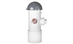 IOC - Model Wolverine LRF - 1.5" - 4" Linear Activated Carbon Septic Vent Odor Filter with End-of-Service-Life Indicator
