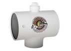 IOC - Model Wolverine SWV-4 - 4" Super Wolverine Sewage Odor Control Vent Filter with End-of-Service-Life Indicator