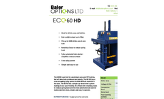 Baler Options - Model Auto 70 - Vertical Baler - Brochure
