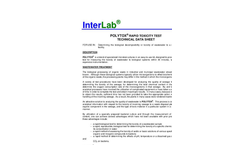 PolyTox - Rapid Toxicity Test - Technical Datasheet