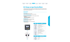 WESS - Model ENV120 Series - Ultrasonic Sludge Blanket Level Meter  - Brochure