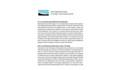 Statement of Qualifications Brochure
