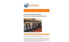 Economic Ultrafiltration Plants Brochure