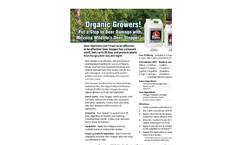Deer Stopper - Organic Deer Repellent - Datasheet