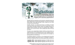 NightStar - Model ULV/LVM - Electic Fogger, Sprayer and Mister - Brochure