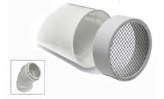 Nixalite - Model TVS2SS - PVC Termination Vent Screen