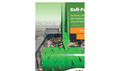 BERGMANN Skip SM 1600 (1,600 Litre Capacity) Roll-Packer For Collection and Transport - Brochure