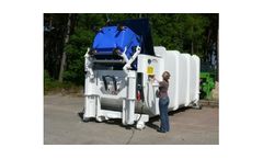 Bergmann - Integrated Lift Tipping Device for Revolving Emptying System