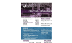 Sterilex - Ultra-Kleen Solution System - Brochure