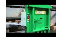 MACFAB 75 Baler with Auto cycle and Auto Eject Video