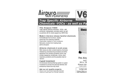 Airpura - Model C700 DLX - Chemicals and Gas Abatement Air Purifier - Brochure