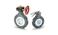 ChemValve - Model Type CST-K - Fluoropolymer Lined Butterfly Valves