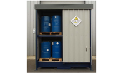 Safety Storage - Model SS16 - Bunded Drum Stores