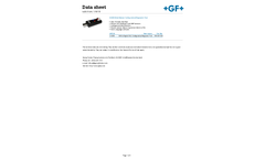 +GF+ - Model 3-0250 - Blind Sensor Configuration/Diagnostic Tool - Datasheet