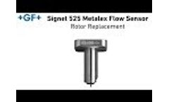 Signet 525 Metalex Flow Sensor Rotor Replacement - Video