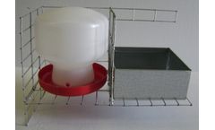 Fly-Bye - Model PT/W/F/12 - Optional Water Kit and Feed Pan for Large Pigeon Traps