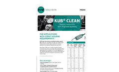 KUB Clean - Hygienic Rupture Disc With Integrated Signalling - Brochure