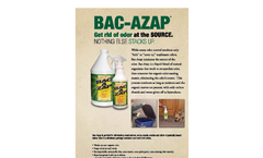 Model BAC-AZAP - Organic Odors Products Brochure