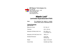 Waste Lock- TOTALSORB - Oil Absorbents Brochure
