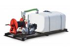 Wastecorp - Model WT-150 Series - 150 Gallon Skid Mounted Water Tank