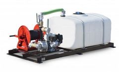 Wastecorp - Model WT-150 Series - 150 Gallon Skid Mounted Water Tank