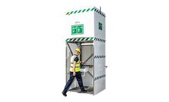 Emergency tank showers specified for Major water utility companies