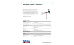 Hughes Safety - Model EXP-AH-2GS - Trace tape heated wall mounted safety shower - Produktdatenblatt