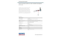 Hughes Safety - Model EXP-AH-2GS - Trace tape heated wall mounted safety shower - IT Datasheet