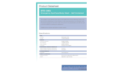 Hughes Safety - Model STD-38G - Emergency Eye/Face/Body Wash - Self Contained - Datasheet