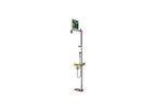 Hughes Safety - Model EXP-18GS/75G - Floor Mounted Indoor Unheated Emergency Safety Shower with Eye/Face Wash