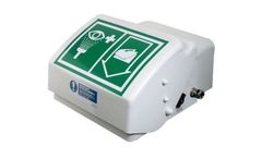 Hughes Safety - Model STD-45G - Wall Mounted Emergency Eye/Face Wash with Integral Lid