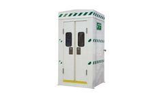 Hughes Safety - Model MPC-H-2GS/11KS - Modular Polar Shower Cubicle with Eye/Face Wash