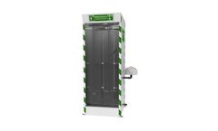 Hughes Safety - Model STD-SD-32K/45G - Emergency Cubicle Shower with Closed ASA Bowl Eye/Face Wash